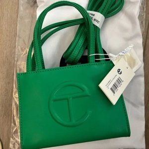 Authentic Telfar Small Greenscreen Shopping Bag
